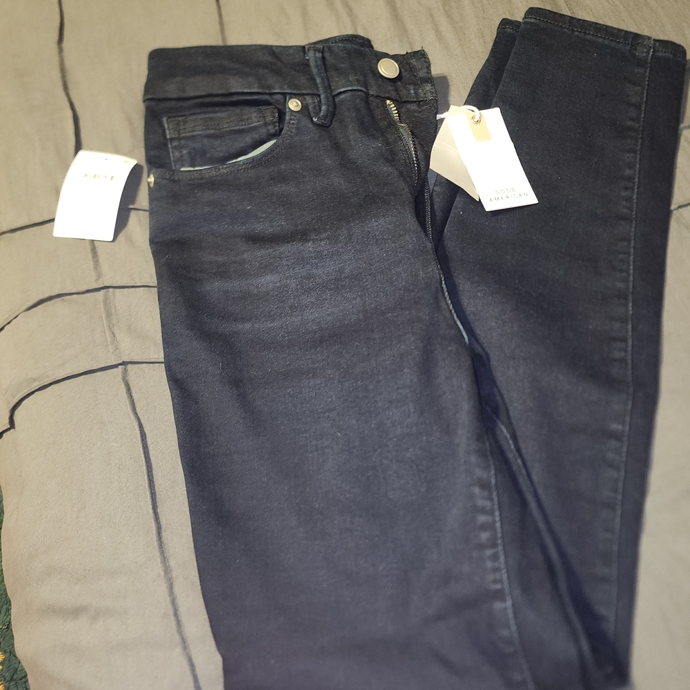 New Women's NAVY Jeans GOOD AMERICAN GOOD LEGS